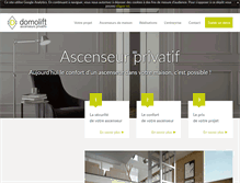 Tablet Screenshot of domolift.fr
